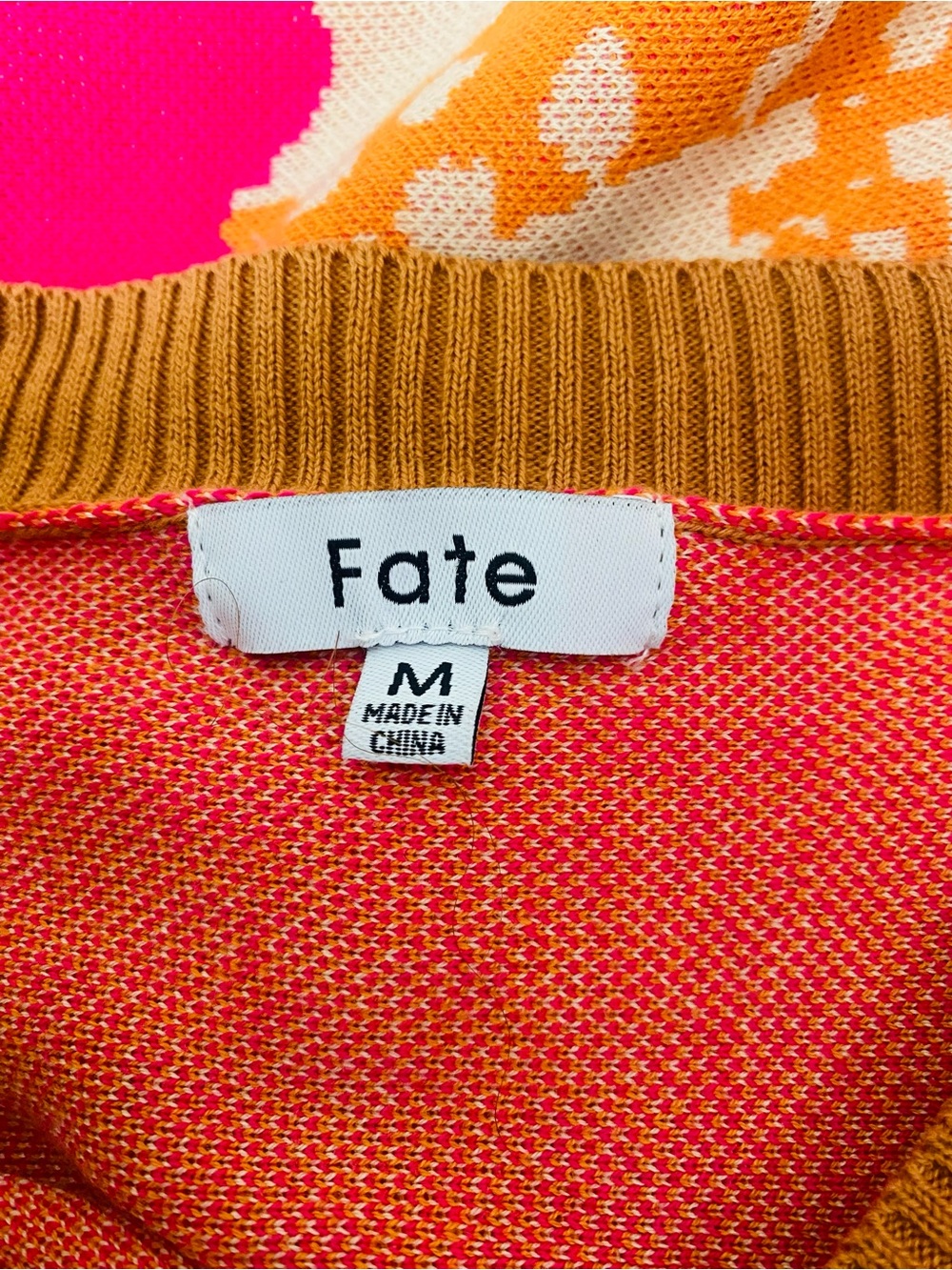 Fate Never Been Better Floral Sweater Size M - Picture 4 of 6